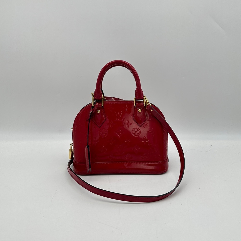 Louis Vuitton Patent Leather Alma BB Shoulder Bag - Picture 2 of 16
